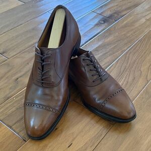 John Lobb Brown Leather Domingo Oxfords